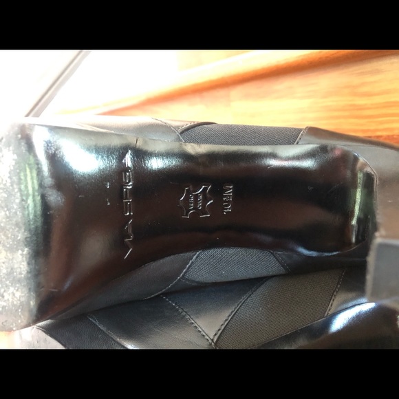 Via Spiga black leather ankle booties, size 10.5 - Picture 9 of 10